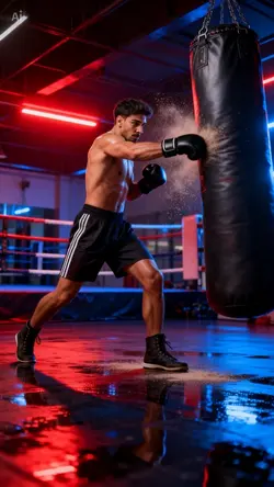Boxing photoshoot