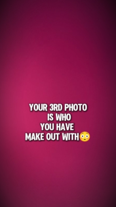 your third photo