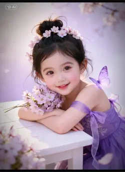 AI em bé gái