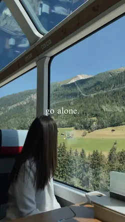 go alone. 