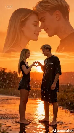 sunset love