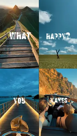 What makes you happy