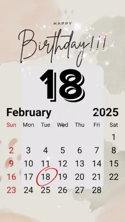 hbd 18 February 2025