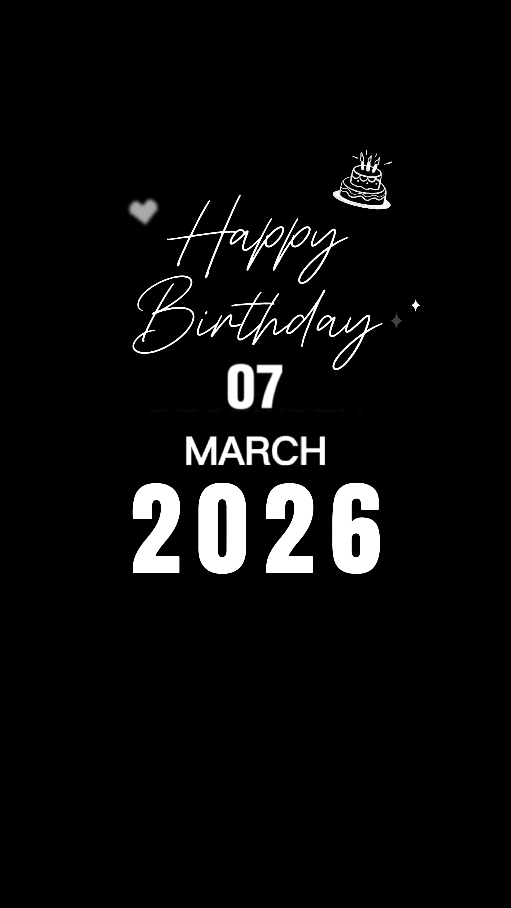 Hbd 7 March