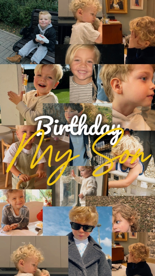 HBD meu filho 