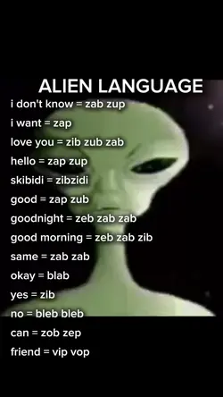 ALIEN LANGUAGE