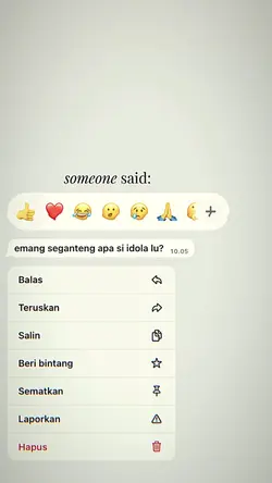 someone said