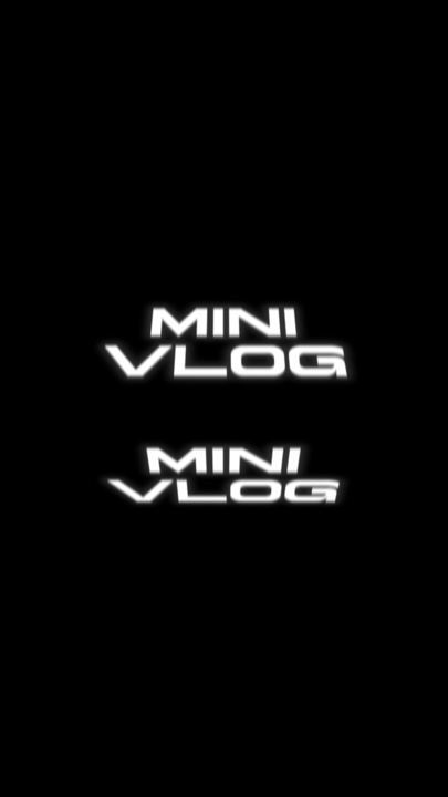 MINI VLOG TREND
