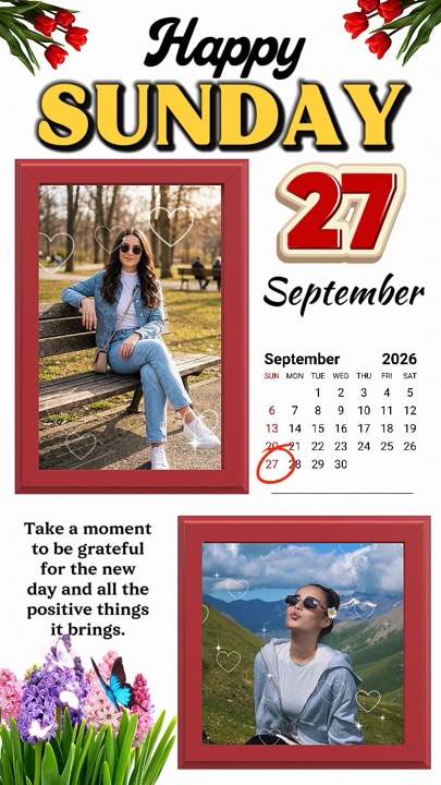 Sunday 27 Sep 2026