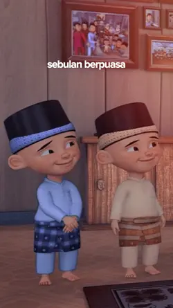 Upin Ipin hari raya