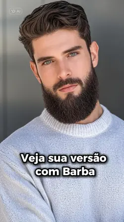 Versão com  Barba
