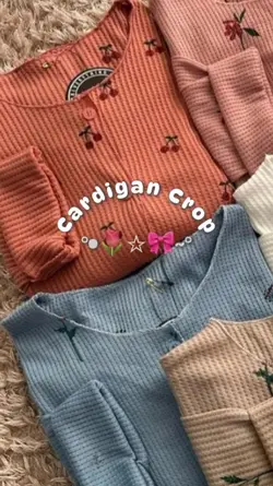 Cardigan crop