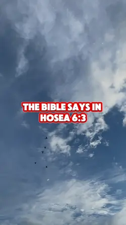 Hosea 6:3