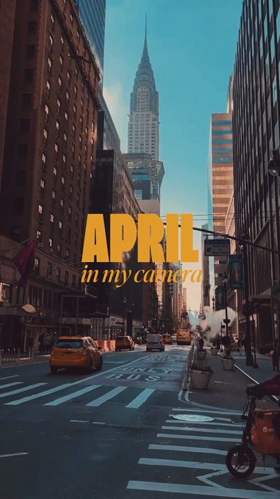 April in my camera