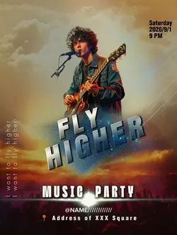 FLYER MUSIC PARTY 
