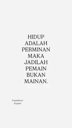 jadilah pemain