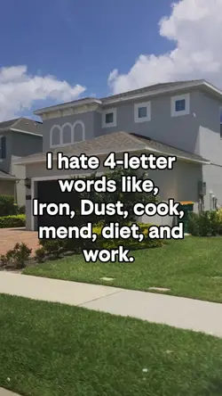 I hate 4letter words