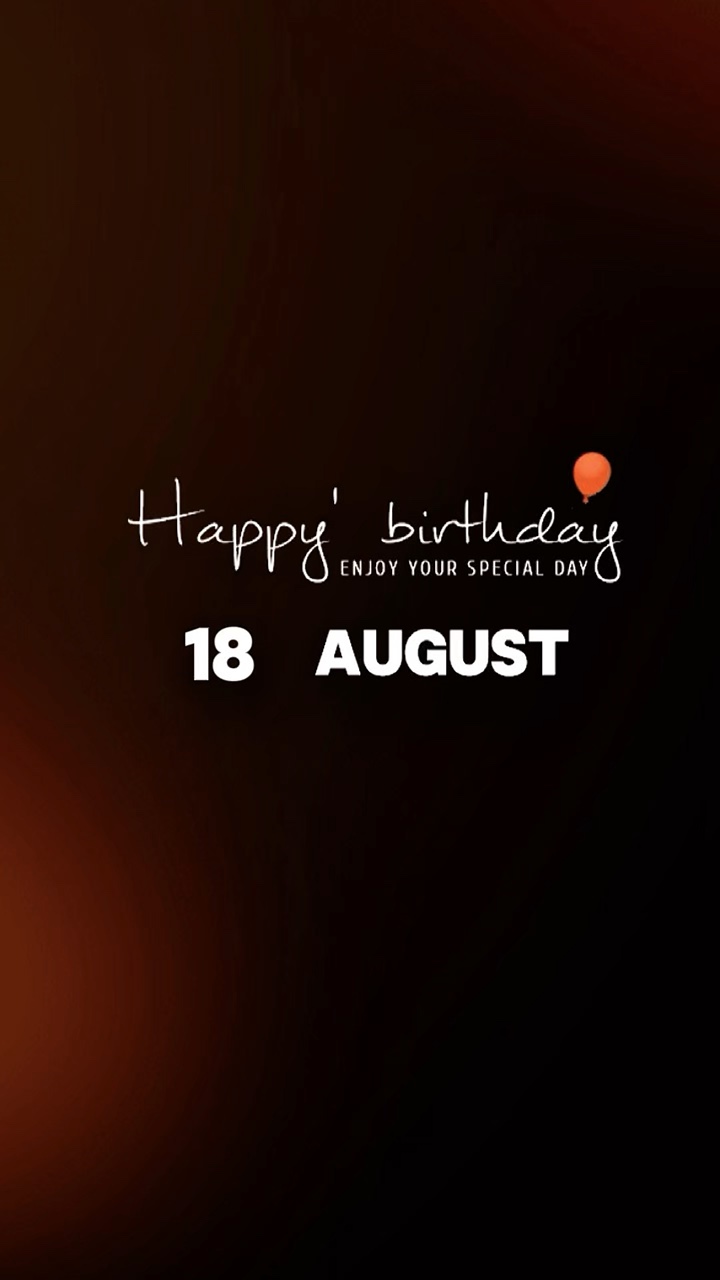 HBD FRIEND 18 AOÛT