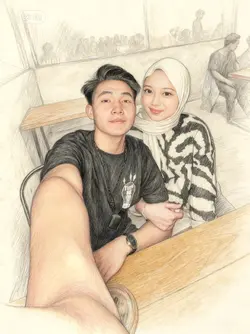 style gambar pensil 