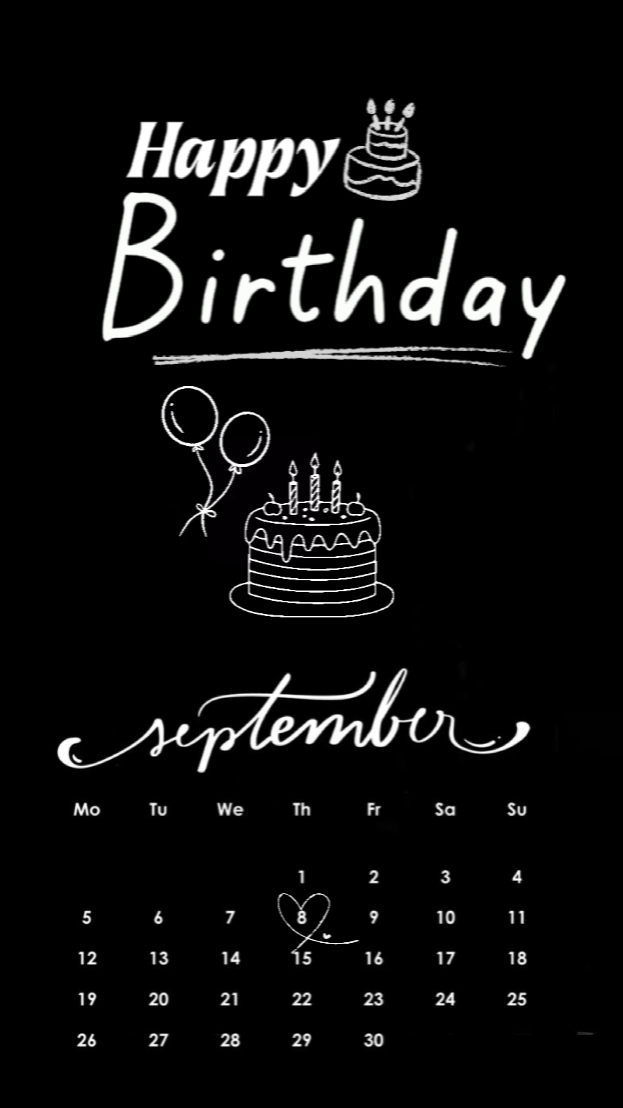 HBD 8 SEPTEMBER 2026