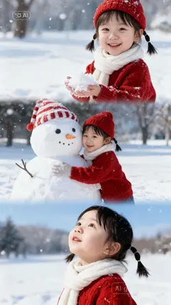 TẠO ẢNH TUYẾT CHO BÉ