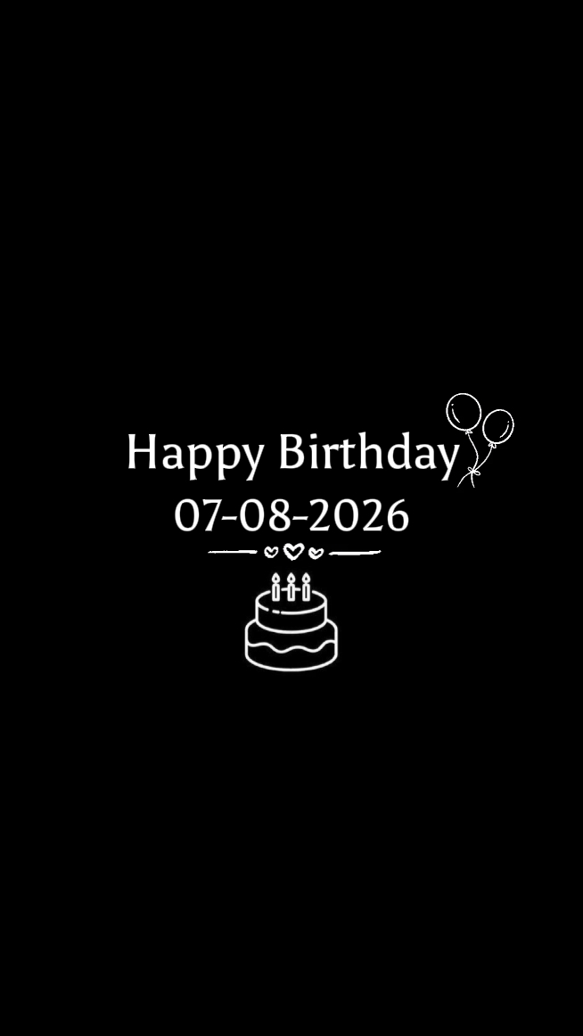 Ulang tahun 07-08-2026