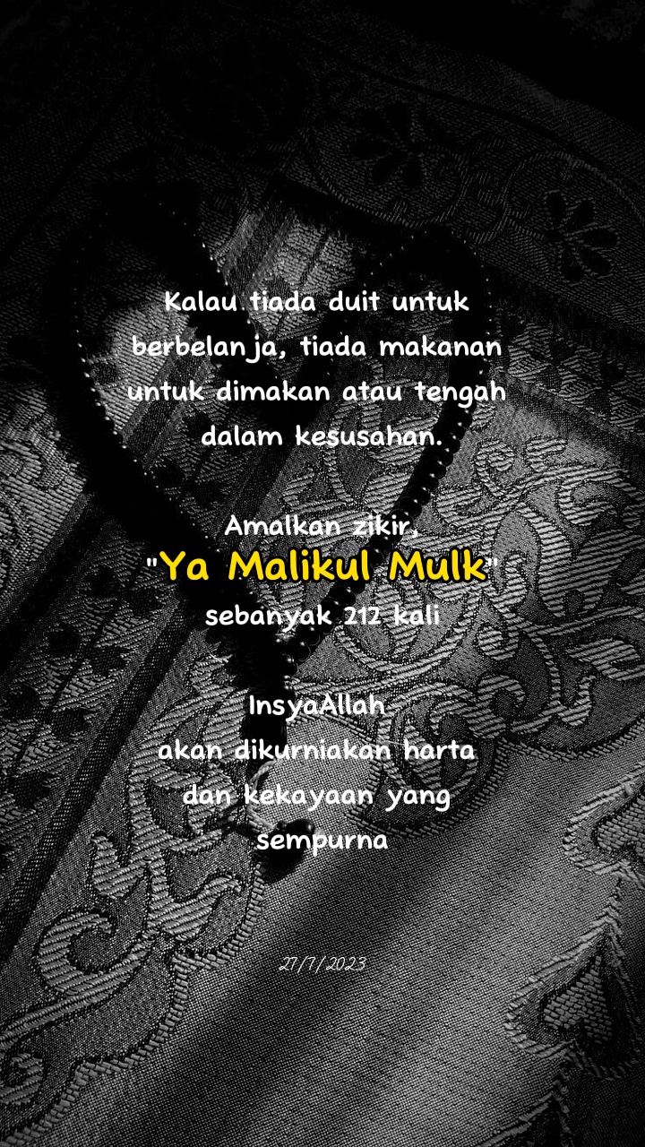 zikir pembuka rezeki