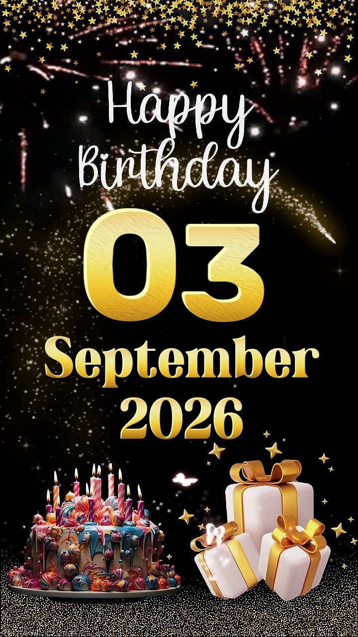 HBD 03 septembre 2026