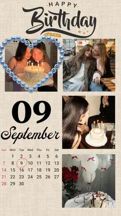 BIRTHDAY 9 SEPTEMBER