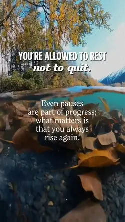 rest but don't quit