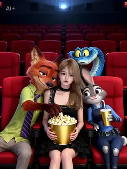 AIアニマルシティのキャラクター集合写真