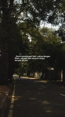 demi ketenangan hati