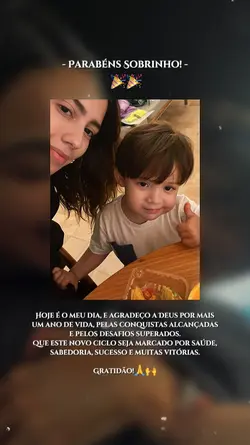 parabéns sobrinho 