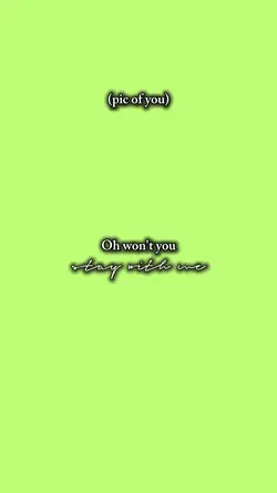 stay with me