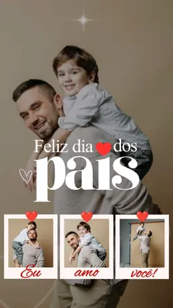 Feliz dia dos pais 