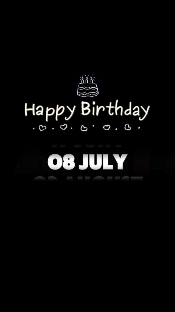 hbd 08 JULY 