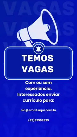 TEMOS VAGA