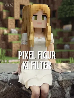 Pixelfigur KI Filter