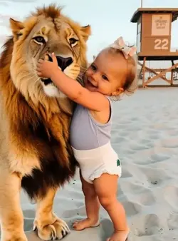 Baby lion
