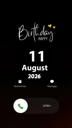 Hbd 11 August 2026