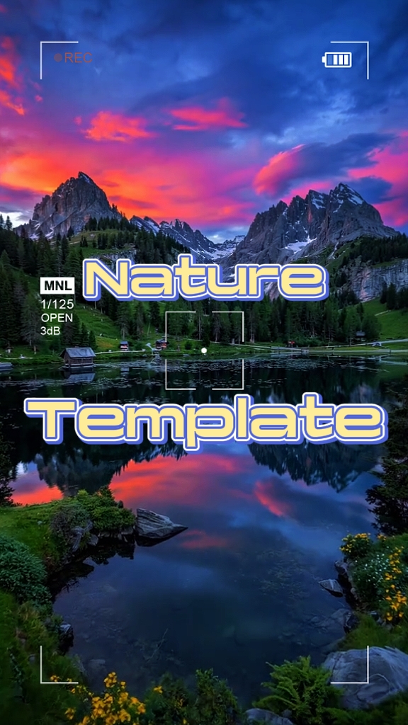 Natur Vorlage