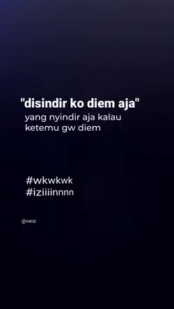 DISINDIR KO DIEM AJA