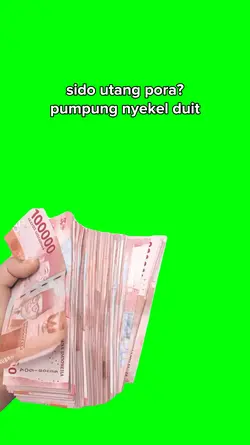 Banyak uang ditangan