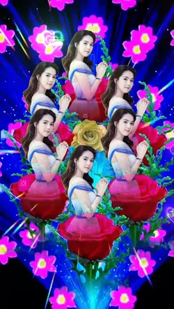 Ghép Ảnh Hoa Hồng 