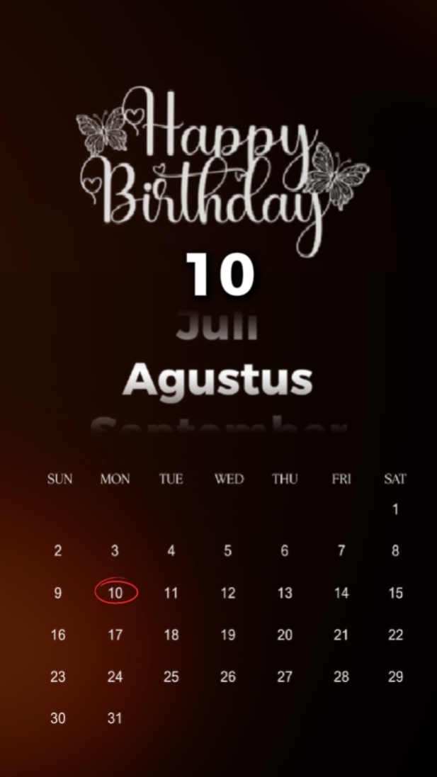 Aniversário 10 de agosto