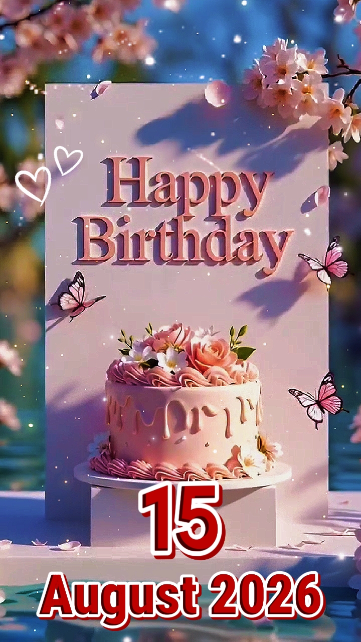 HBD 15 August 2026