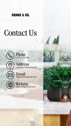 Contact Us Template