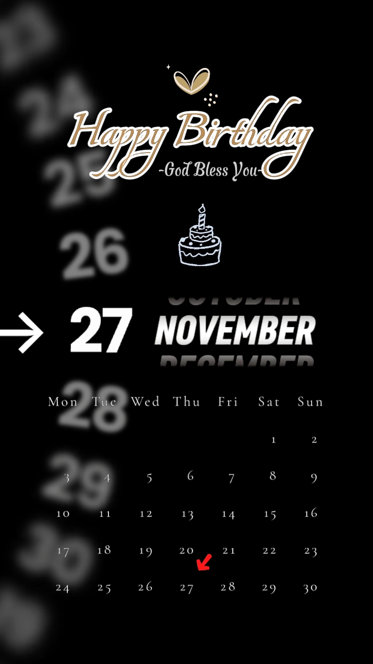 HBD 27 NOVEMBER