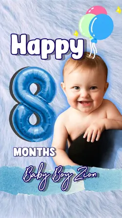 happy 8 months baby