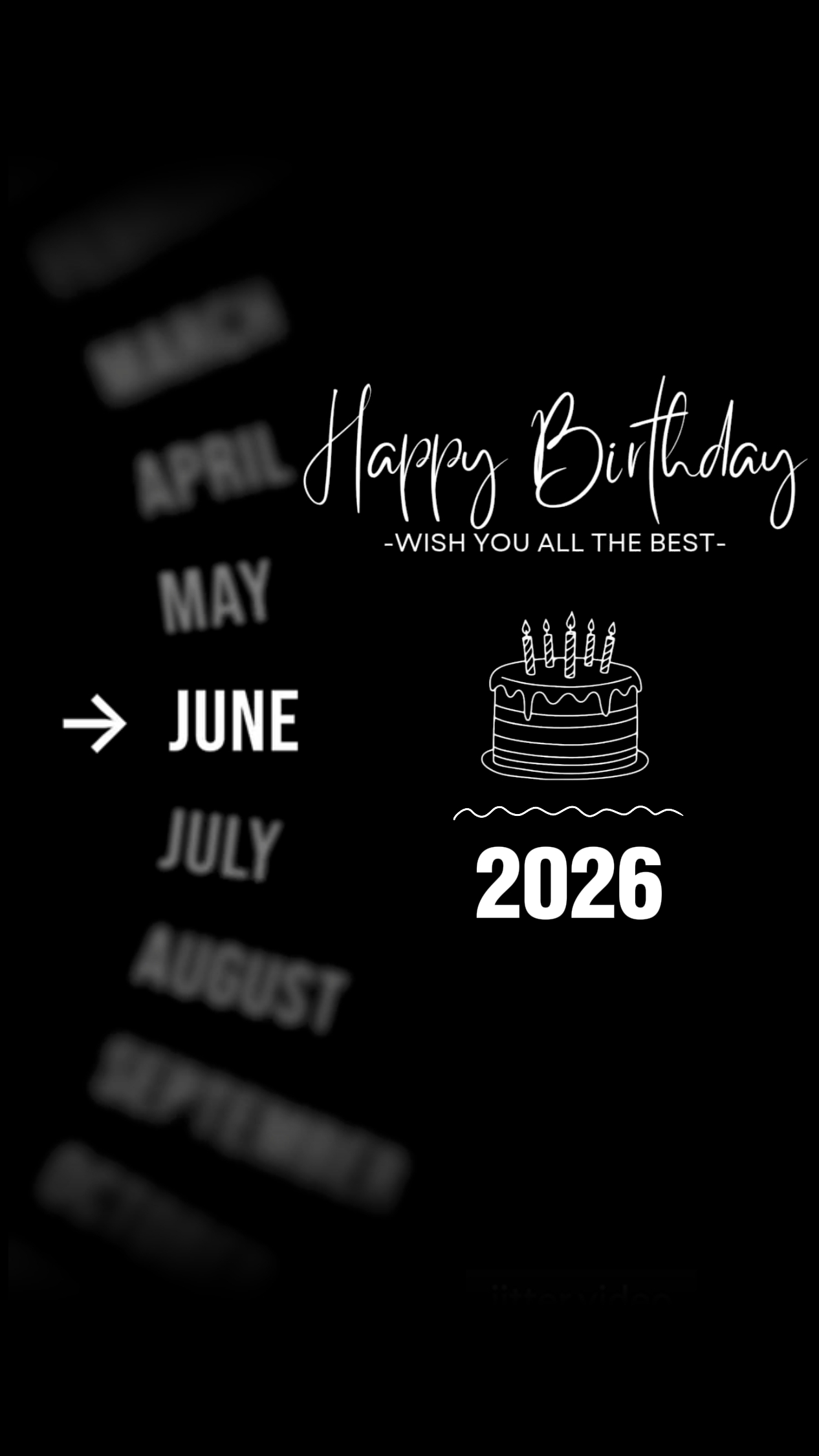 HBD MY LOVE JUNE